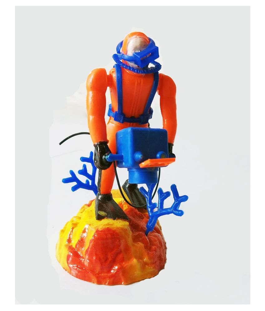 Beautiful Air Operated Action Toy Aquarium Scuba Diver (Camera