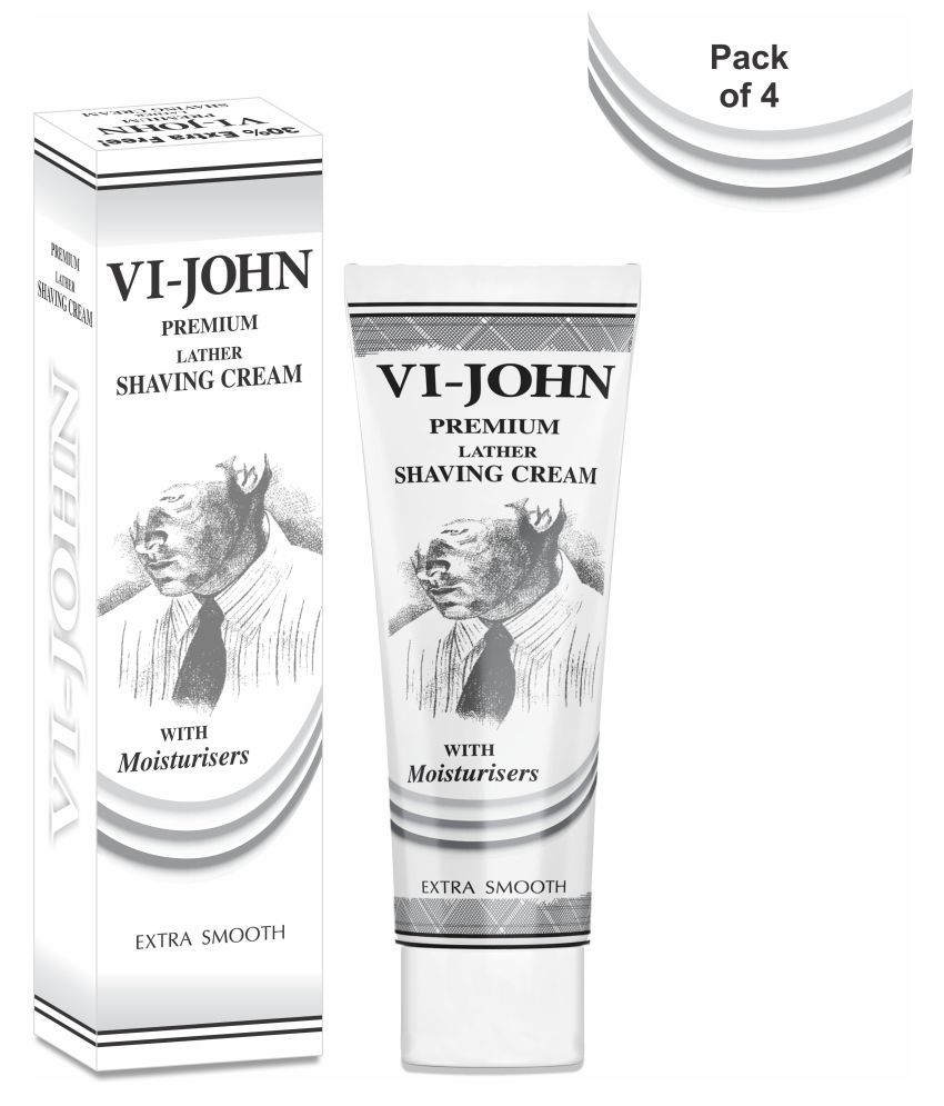 VIJOHN Premium Shaving Cream 91 GM (Pack Of 4) (364 ml) Buy VIJOHN
