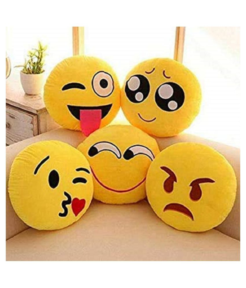 smiley cushions set