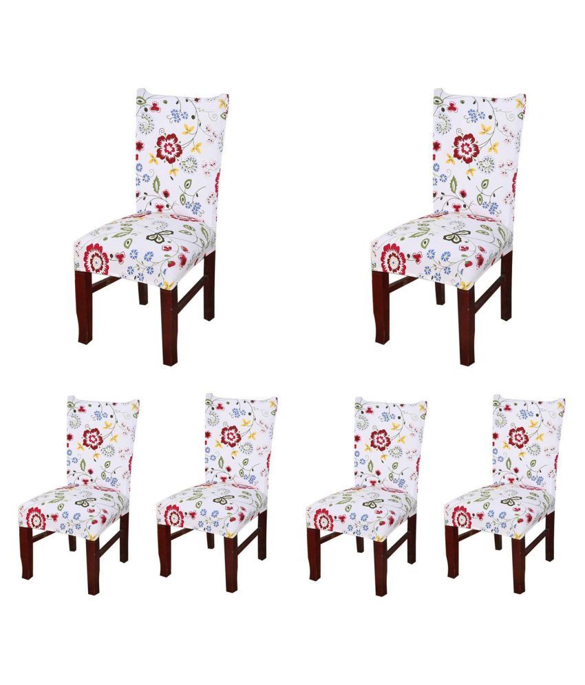     			House Of Quirk 1 Seater Polyester Set of 6 Sofa Cover Set