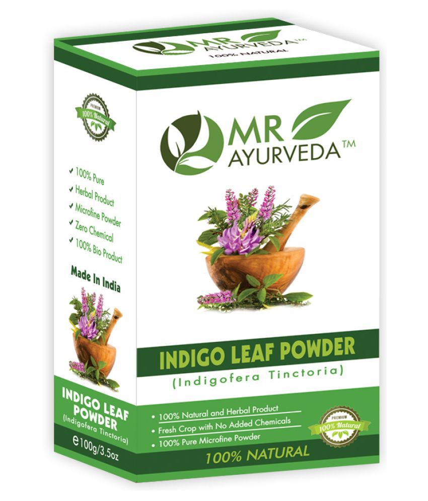    			MR Ayurveda 100% Organic Indigo Powder for Hair Natural Henna 100 g