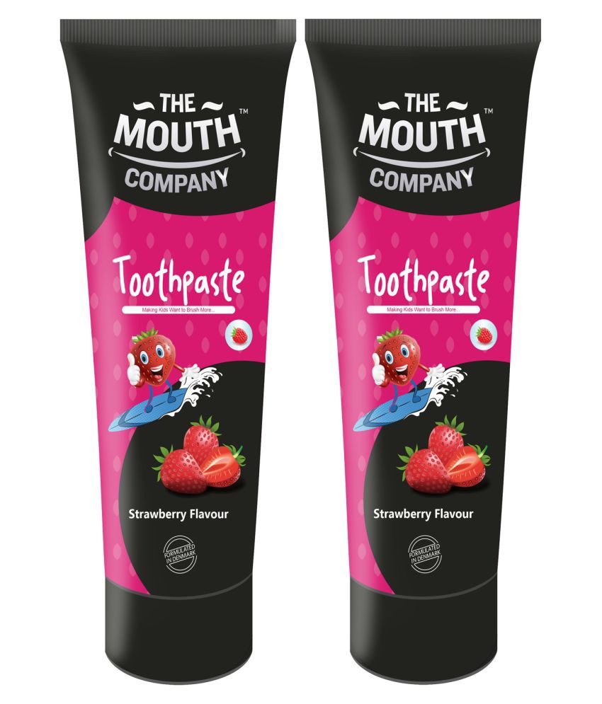     			The Mouth Company - Strawberry Toothpaste 50 gm Pack of 2