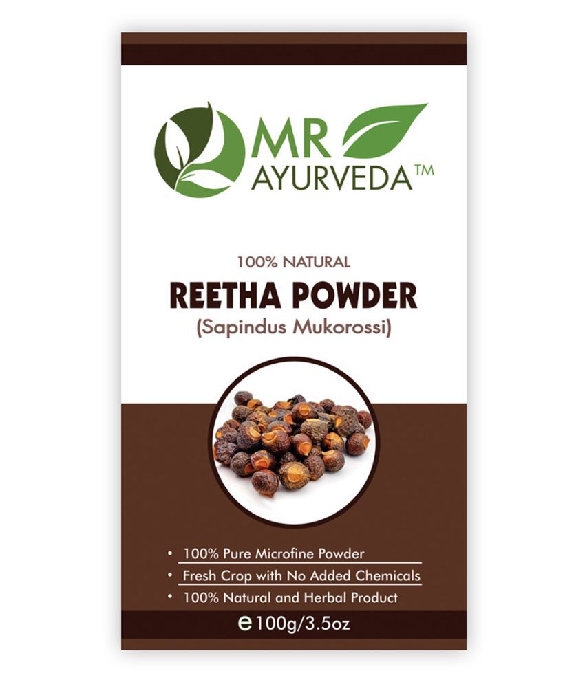     			MR Ayurveda Reetha Powder Hair Scalp Treatment 100 g
