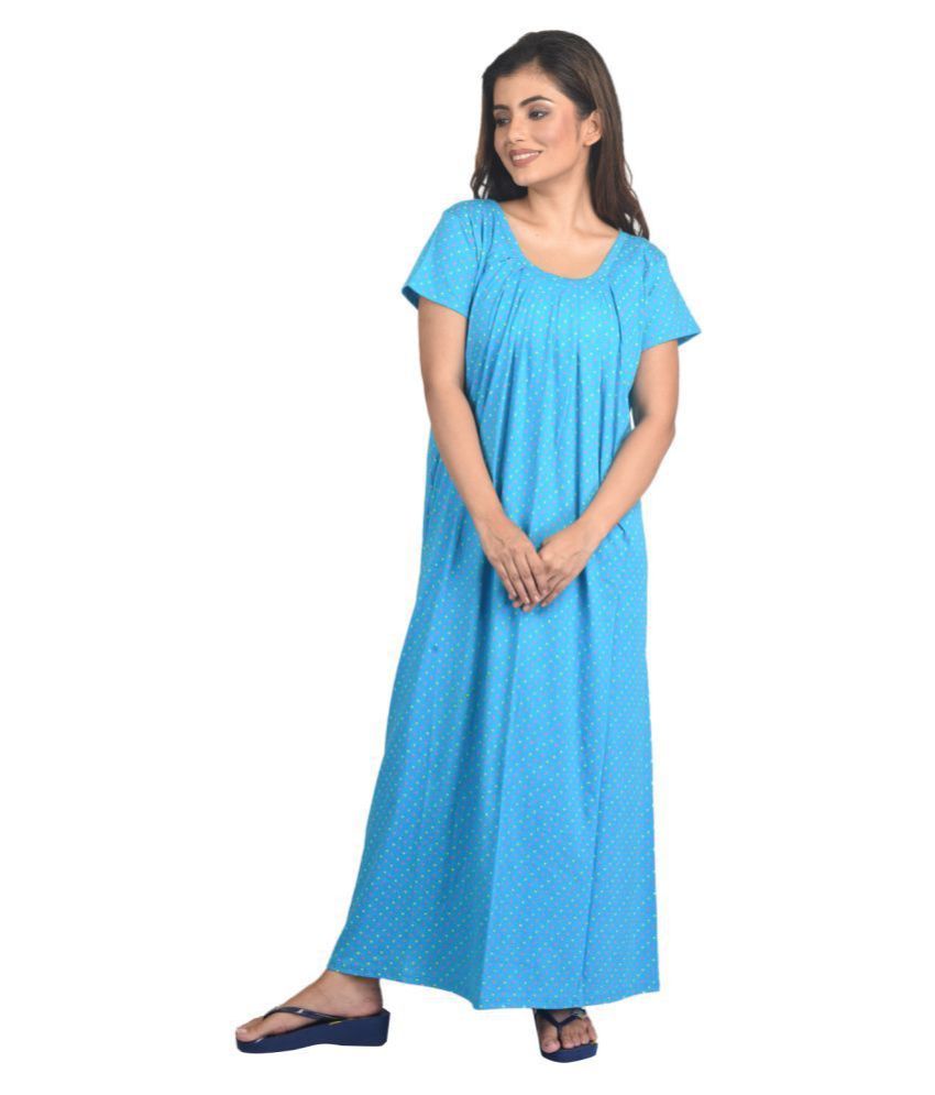     			PIYALI'S CREATION WOMEN'S Cotton Nighty & Night Gowns - Multi Color