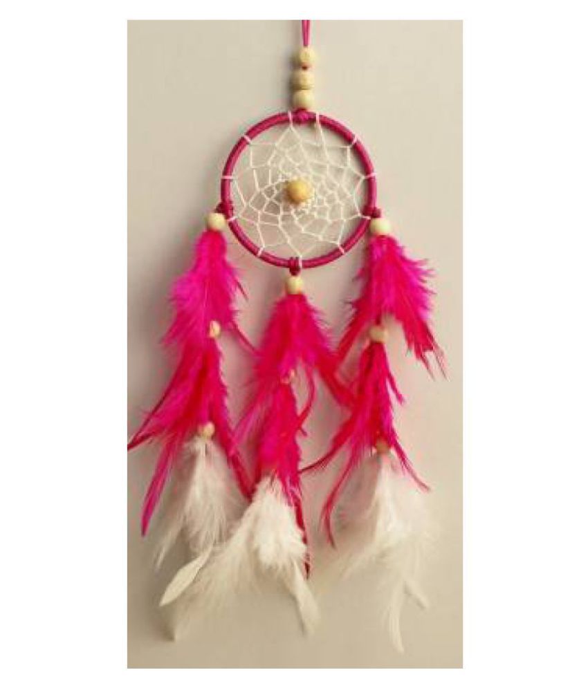     			Lucky Traders Feather Multicolour Dream Catcher - Pack of 1 ( X cms )