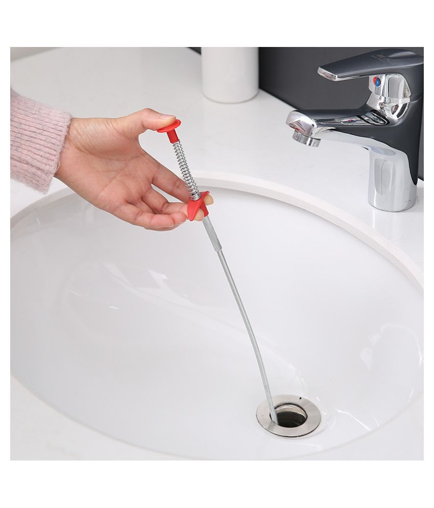     			SPE-Drain Clog Remover Multi-Colour Stainless Steel Drain Cleaner