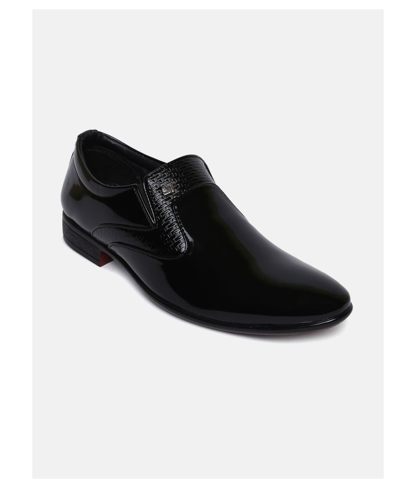     			Stanfield Derby Non-Leather Black Formal Shoes