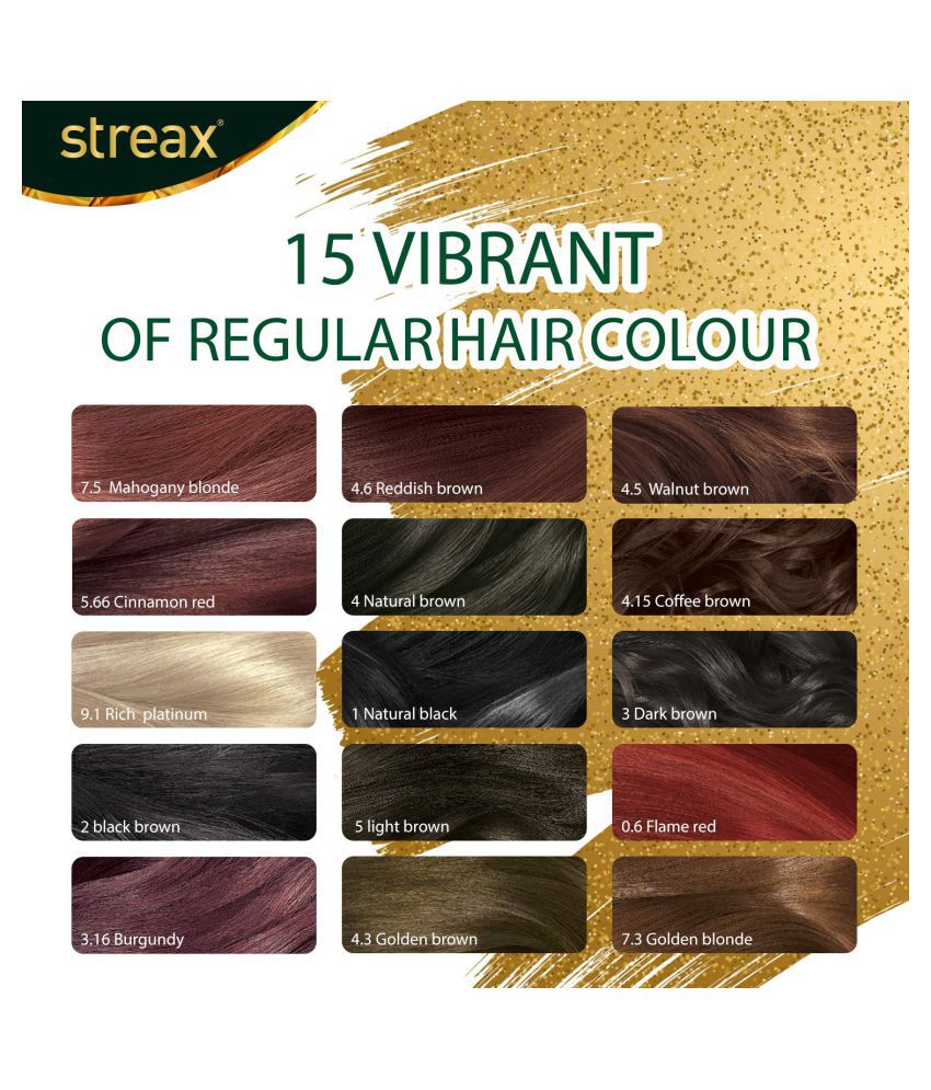 Streax Permanent Hair Color Walnut Brown 120 mL Pack of 4: Buy Streax  Permanent Hair Color Walnut Brown 120 mL Pack of 4 at Best Prices in India  - Snapdeal