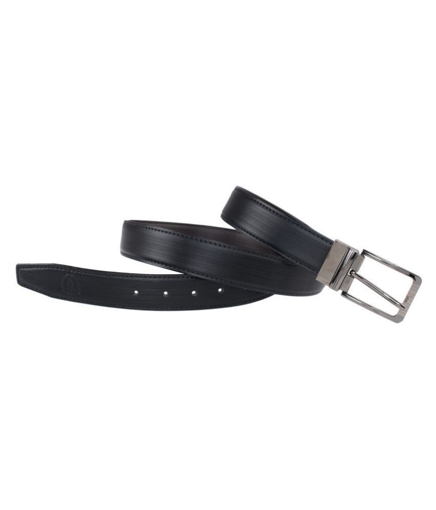     			Keviv - Black Leather Men's Formal Belt ( Pack of 1 )