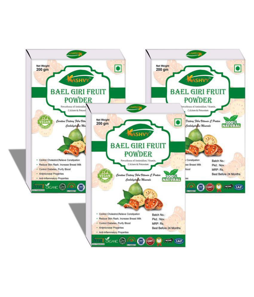     			Kashvy Bael Giri Fruit Powder 600 gm