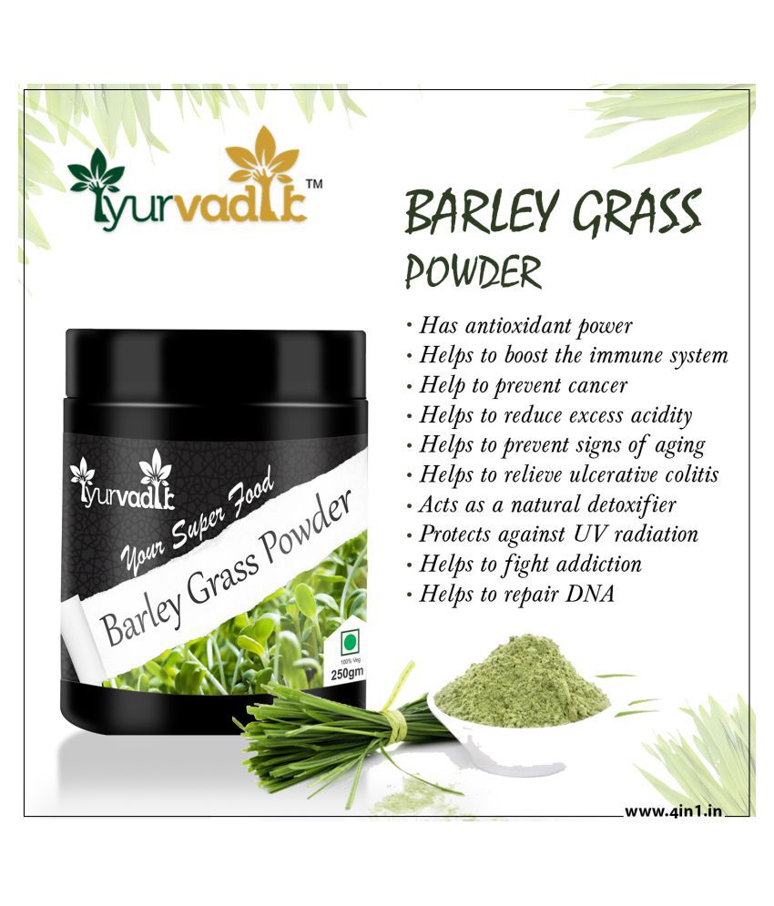     			iYURVADIK PURE BARLEY GRASS POWDER Powder 250 gm Pack Of 1