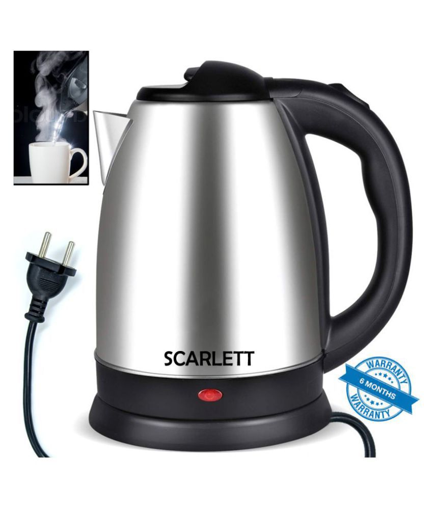 Scarlett 1.8 Liter 1500 Watt Stainless Steel Electric Kettle