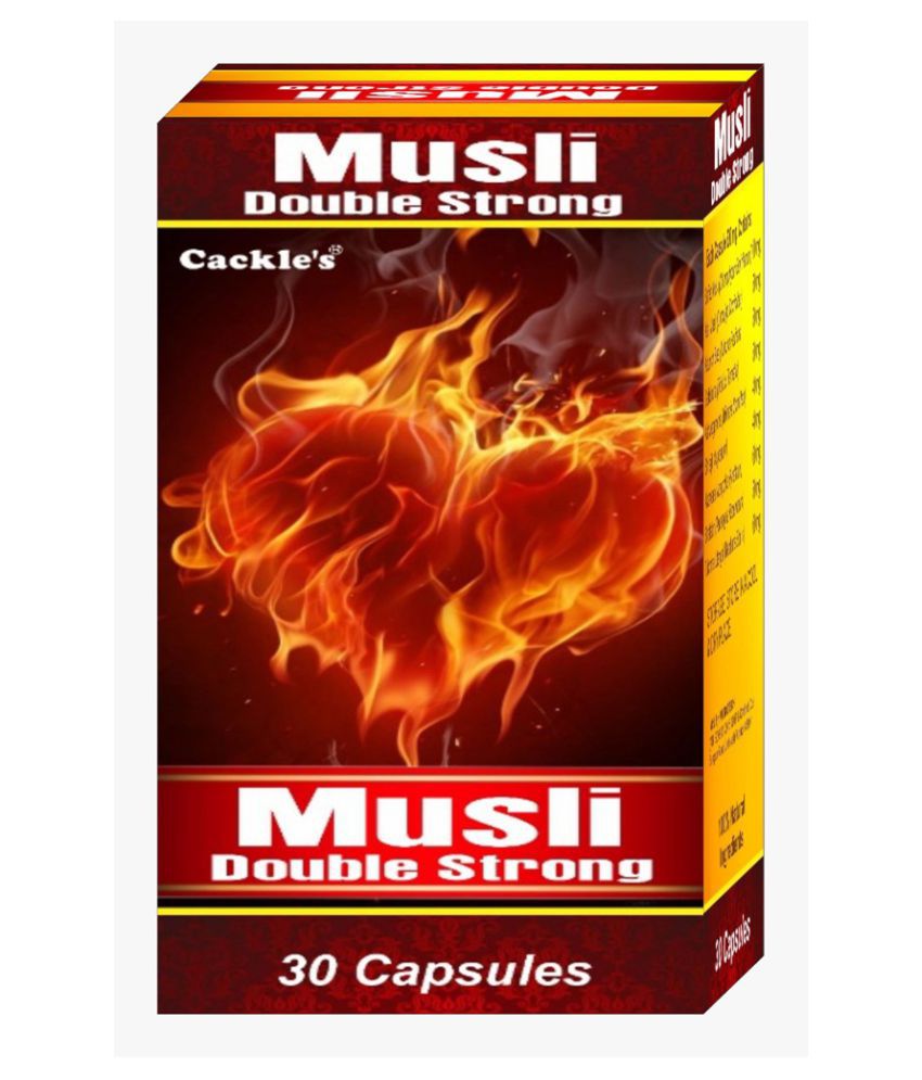     			Cackle's Ayurvedic Musli Double Strong (30X3=90) Capsule 90 no.s