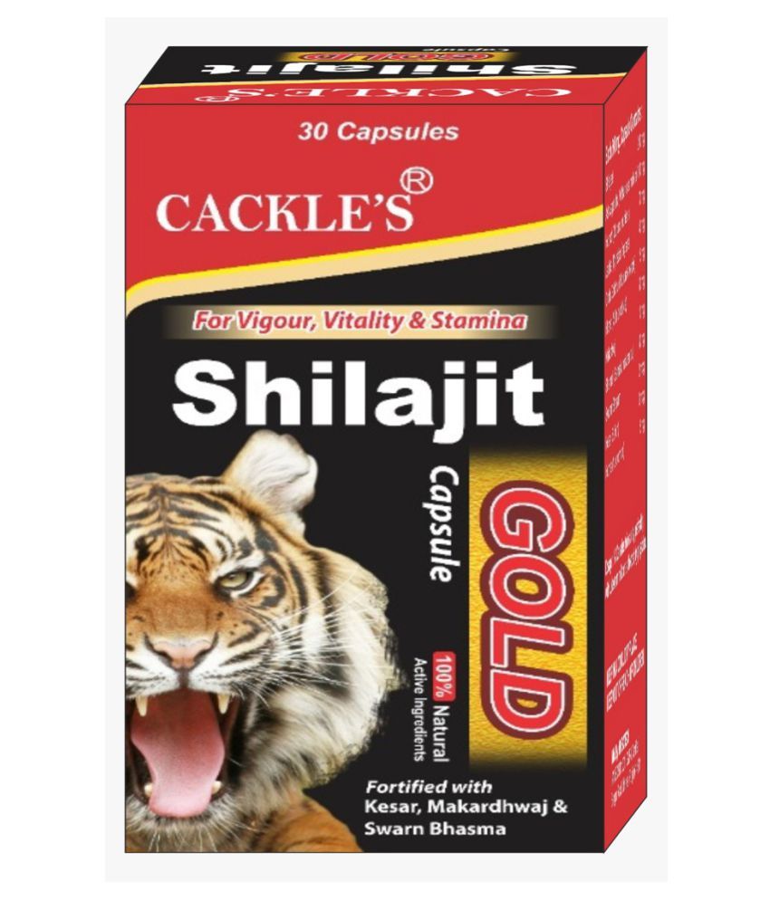     			Cackle'S Ayurvedic Shilajit Gold Capsule 30 No.S