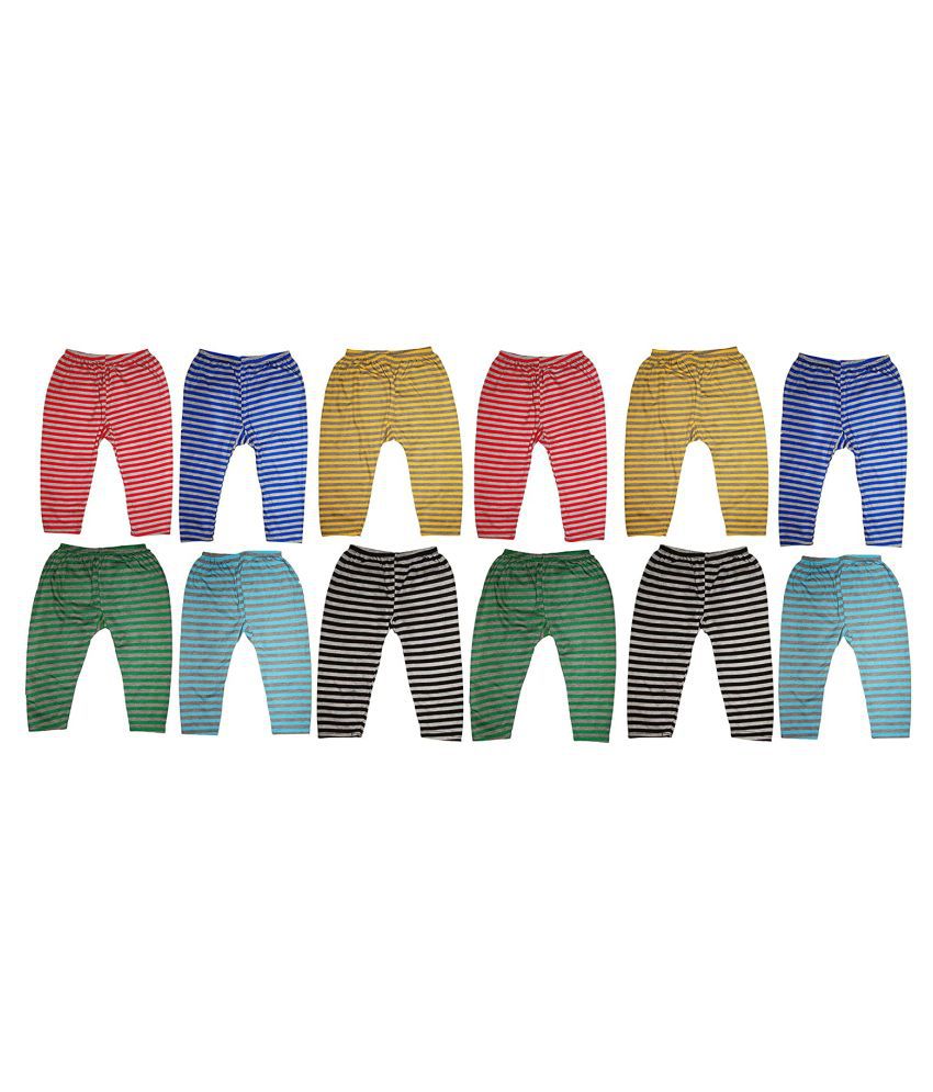     			PENYAN super soft Hosiery Track Pants Pajama Lowers for Boys and Girls (Pack of 12)