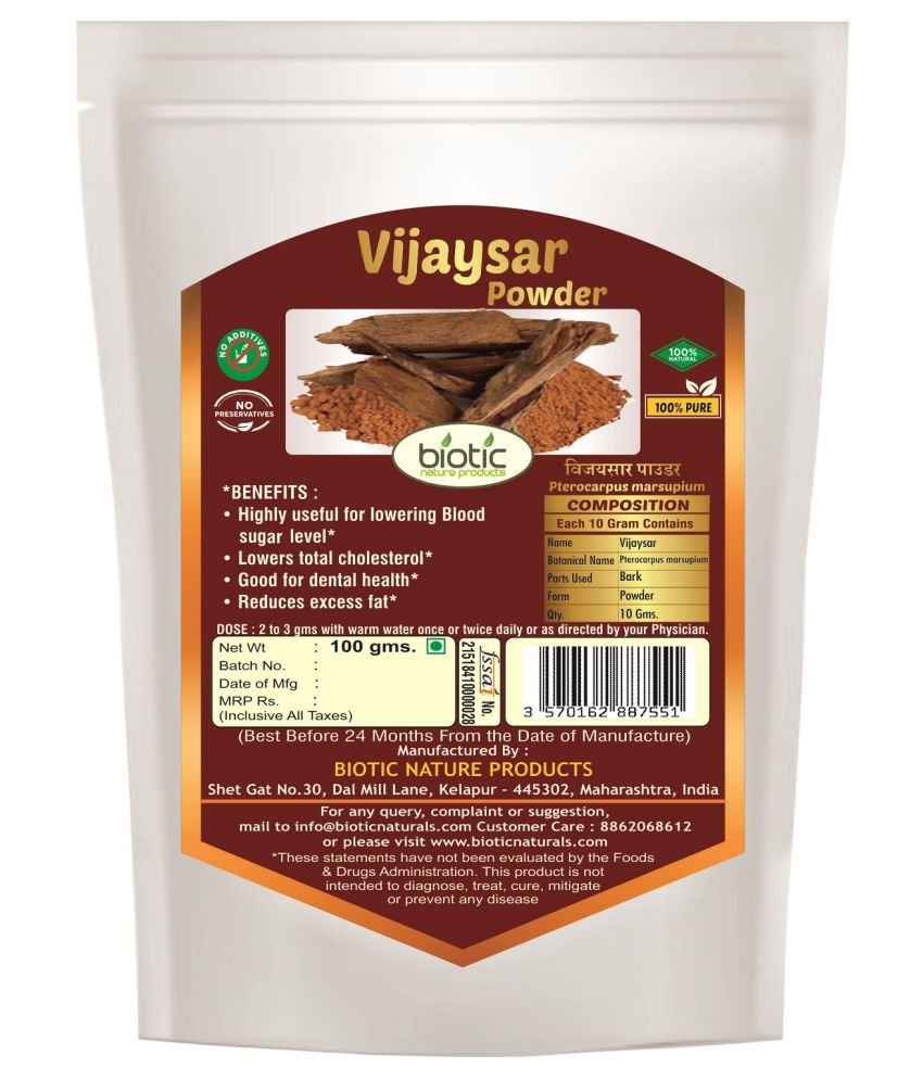     			Biotic Vijaysar Powder 100 gm