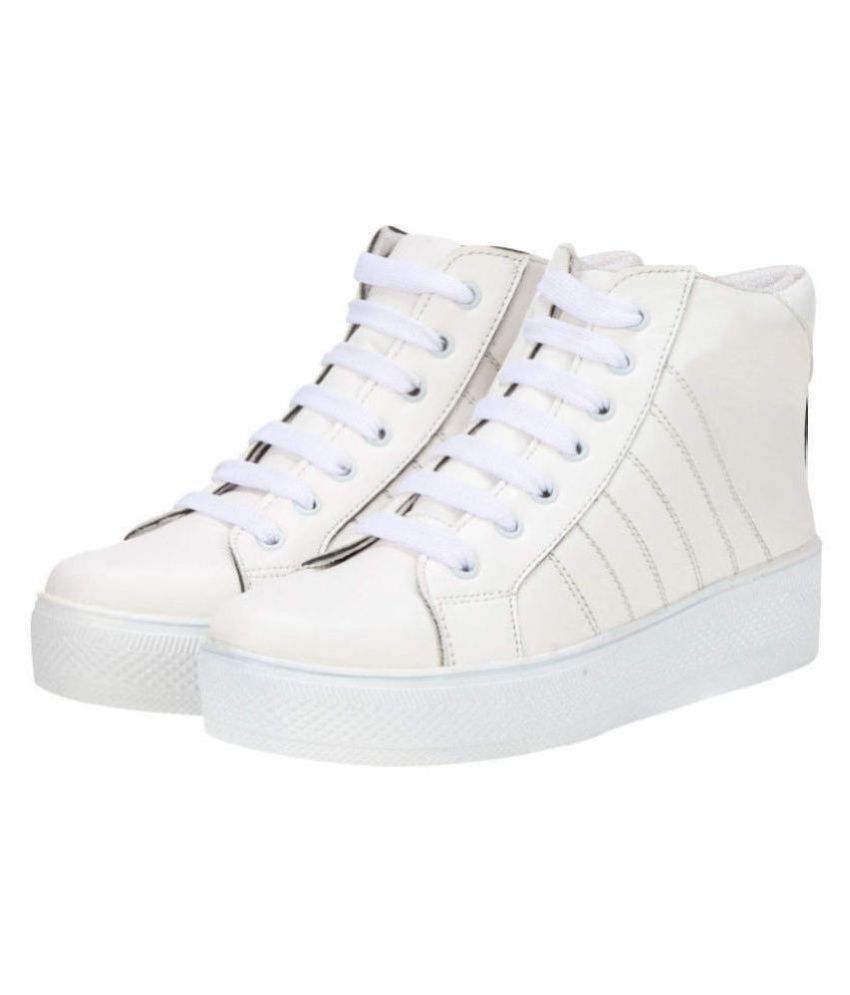     			Commander Shoes - White  Women's Sneakers