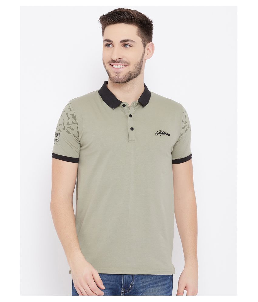     			Duke Green Printed Polo T Shirt