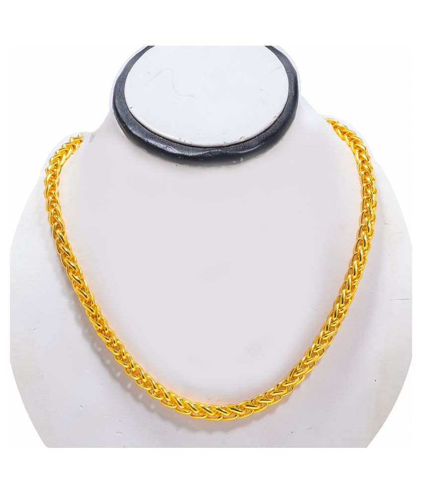 Jewar Mandi Link Chain Gold Plated Daily Use Munna Bhai Design Stylish Designer Long Use Jewelry for Men & Boys