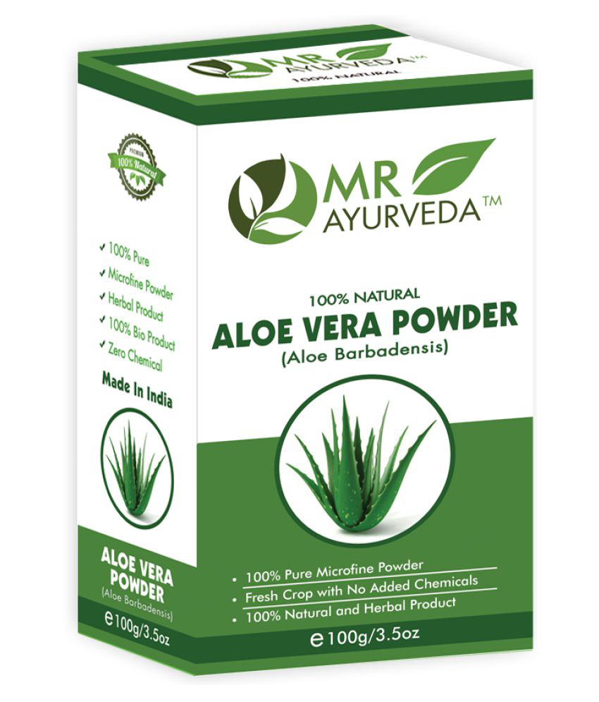     			MR Ayurveda 100% Organic Aloe Vera Powder Face Pack Masks 100 gm