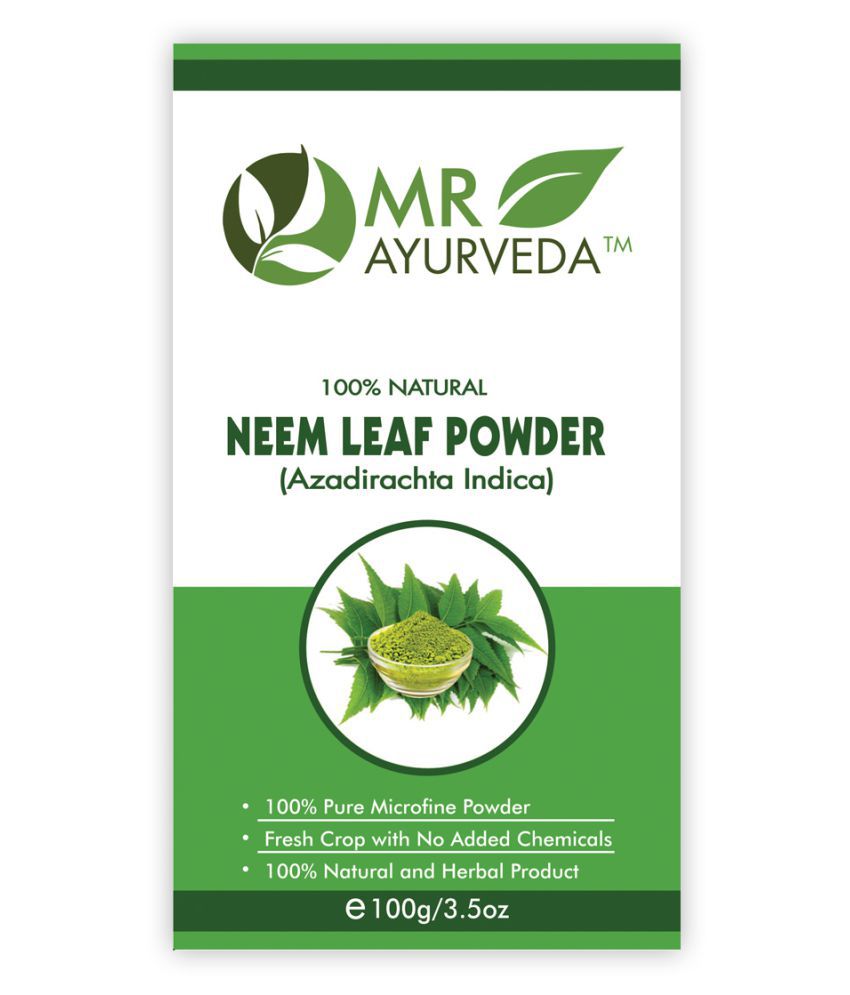    			MR Ayurveda 100% Natural Neem Leaf Powder Face Pack Masks 100 gm