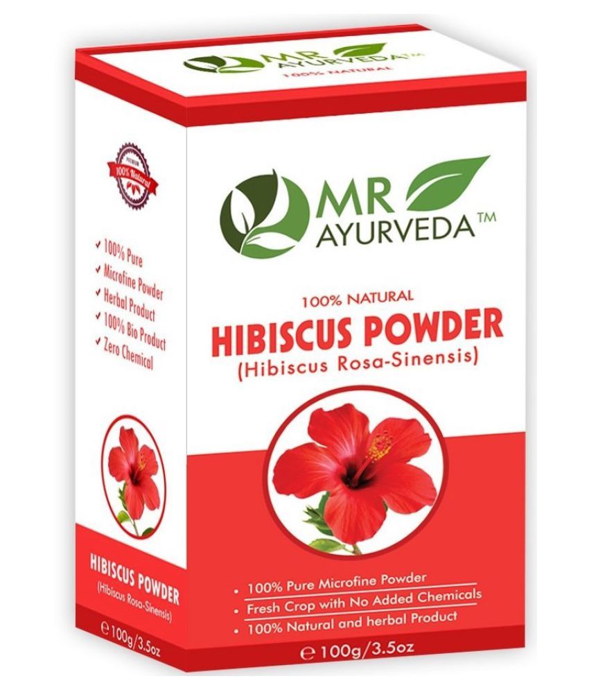     			MR Ayurveda 100% Organic Hibiscus Powder Hair Scalp Treatment 100 g