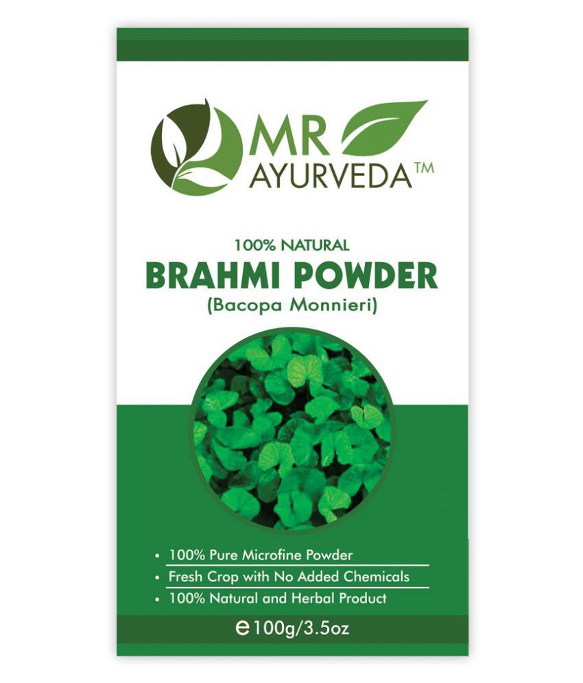     			MR Ayurveda 100% Pure Brahmi Powder Hair Scalp Treatment 100 g