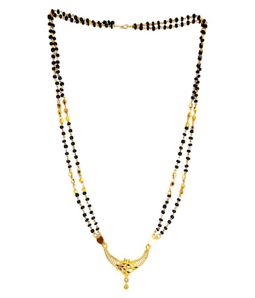     			shankhraj mall - Golden Mangalsutra ( Pack of 1 )