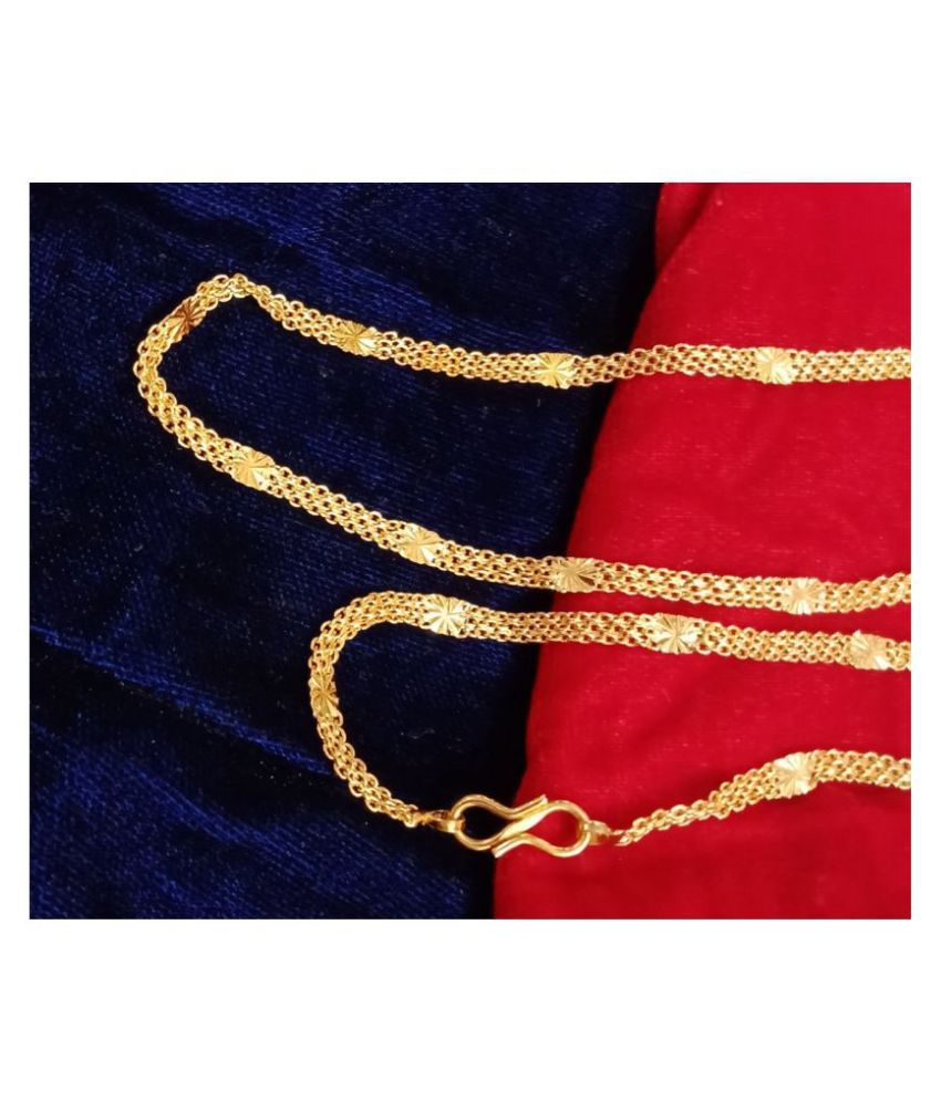     			shankhraj mall - Gold Plated Chain ( Pack of 1 )