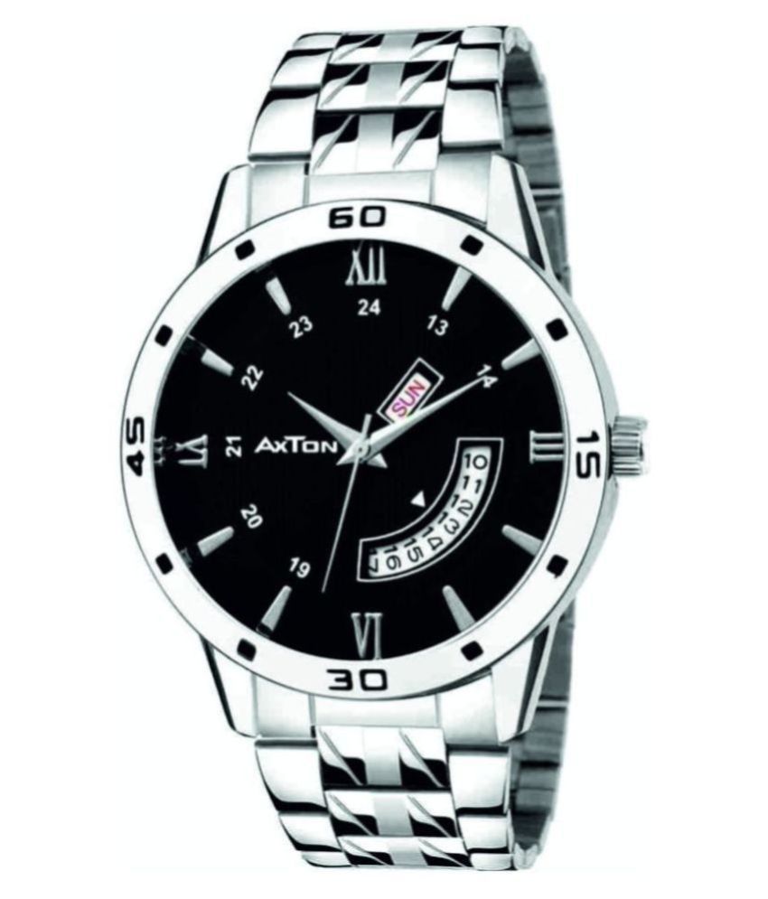     			Axton AXC 001 STEEL Stainless Steel Analog Men's Watch