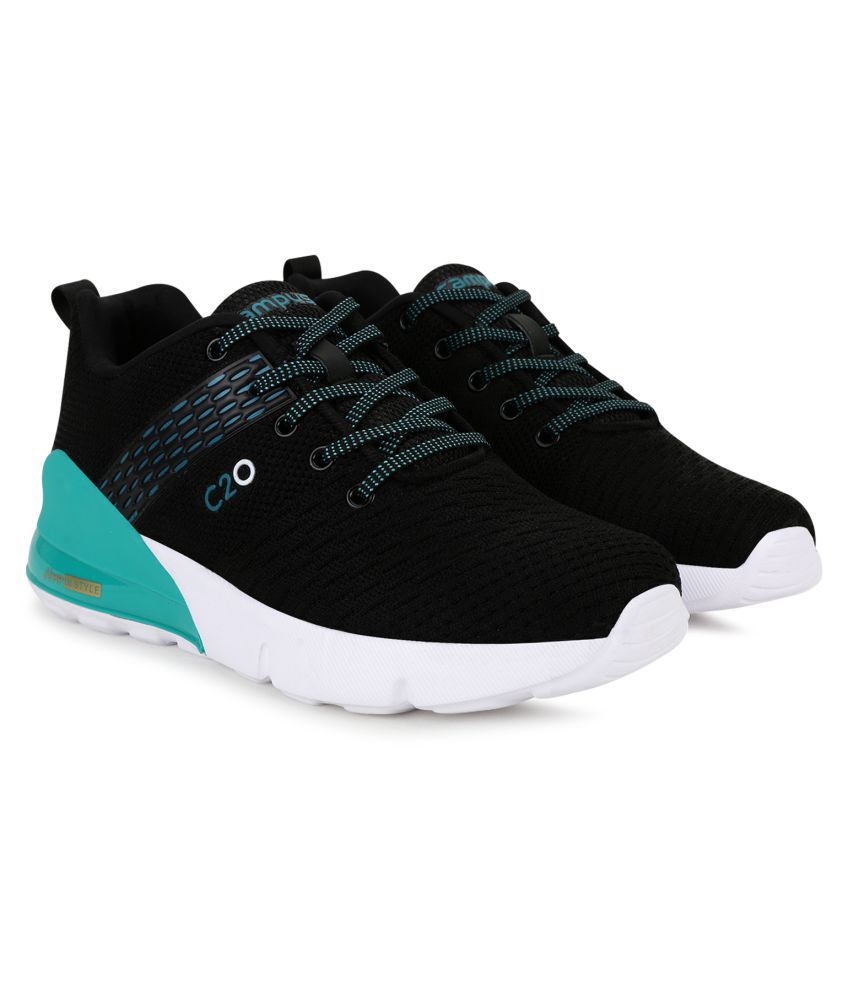     			Campus Baleno Plus Ch Black Running Shoes For Boys and Girls