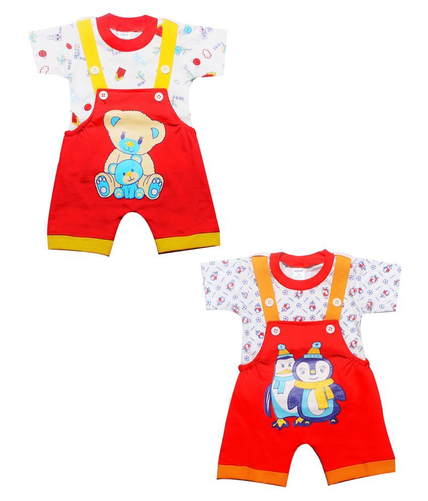     			INFANT Cotton Dungaree For Baby Boys & Girls (PACK OF 2)