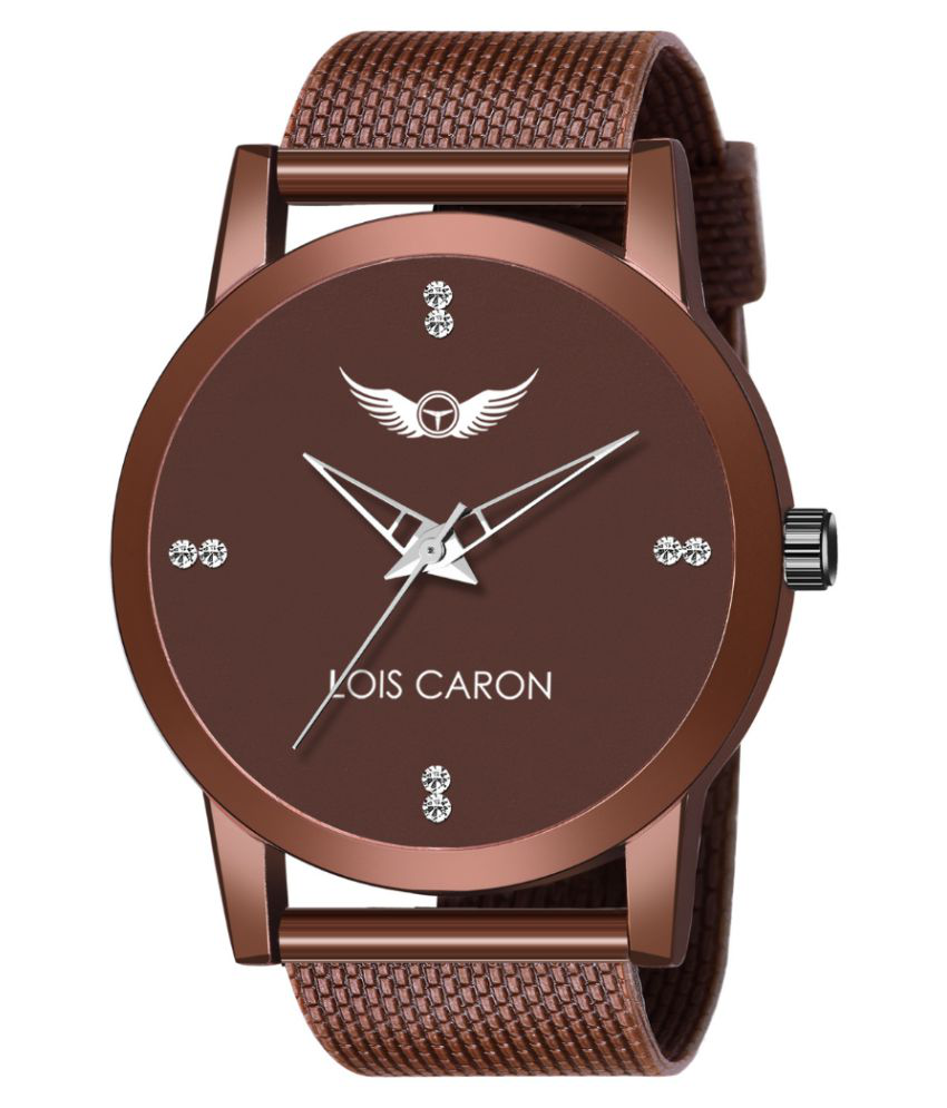     			Lois Caron LCS 4223 Silicon Analog Men's Watch
