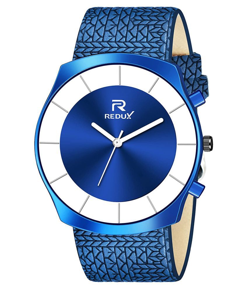     			Redux RWS0365S Blue Dial Leather Analog Men's Watch