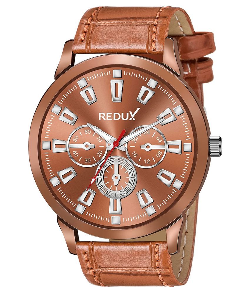     			Redux RWS0382S Brown Dial Leather Analog Men's Watch