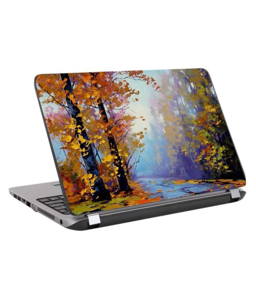     			Laptop Skin forest scene Premium matte finish vinyl HD printed Easy to Install Laptop Skin//Sticker/Vinyl/Cover for all size laptops upto 15.5 inch