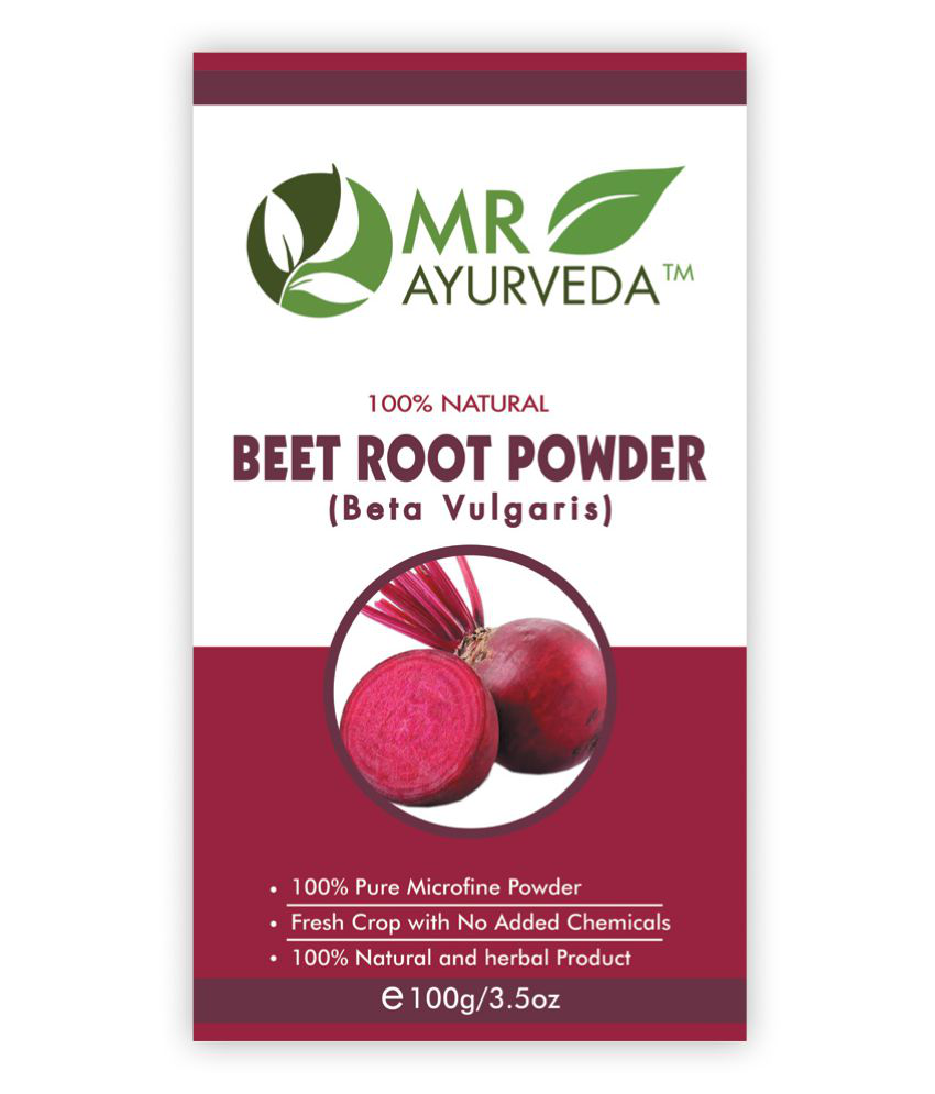     			MR Ayurveda BeetRoot Powder for Skin & Hair Care Face Pack Masks 100 gm