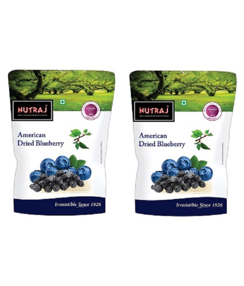 Nutraj Dried American Blueberries 200g (Pack of 2)