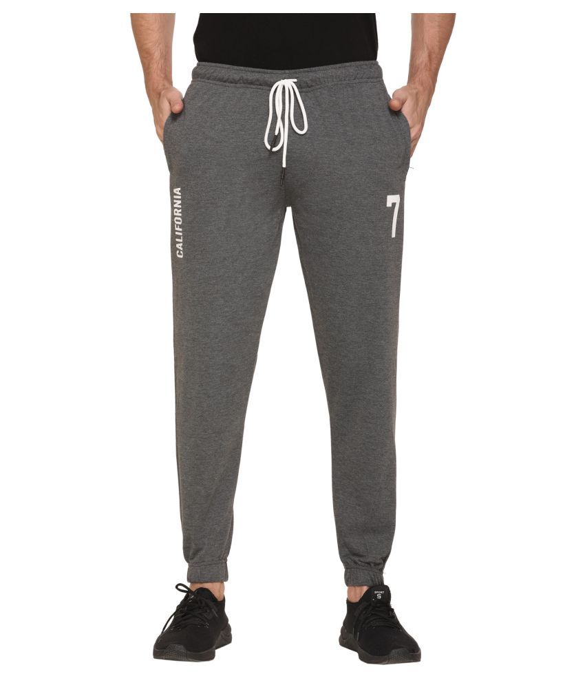 grey cotton joggers