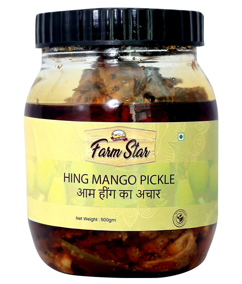 Farm Star Hing Mango Pickle (Aam Hing ka Achar) Pickle 500 g