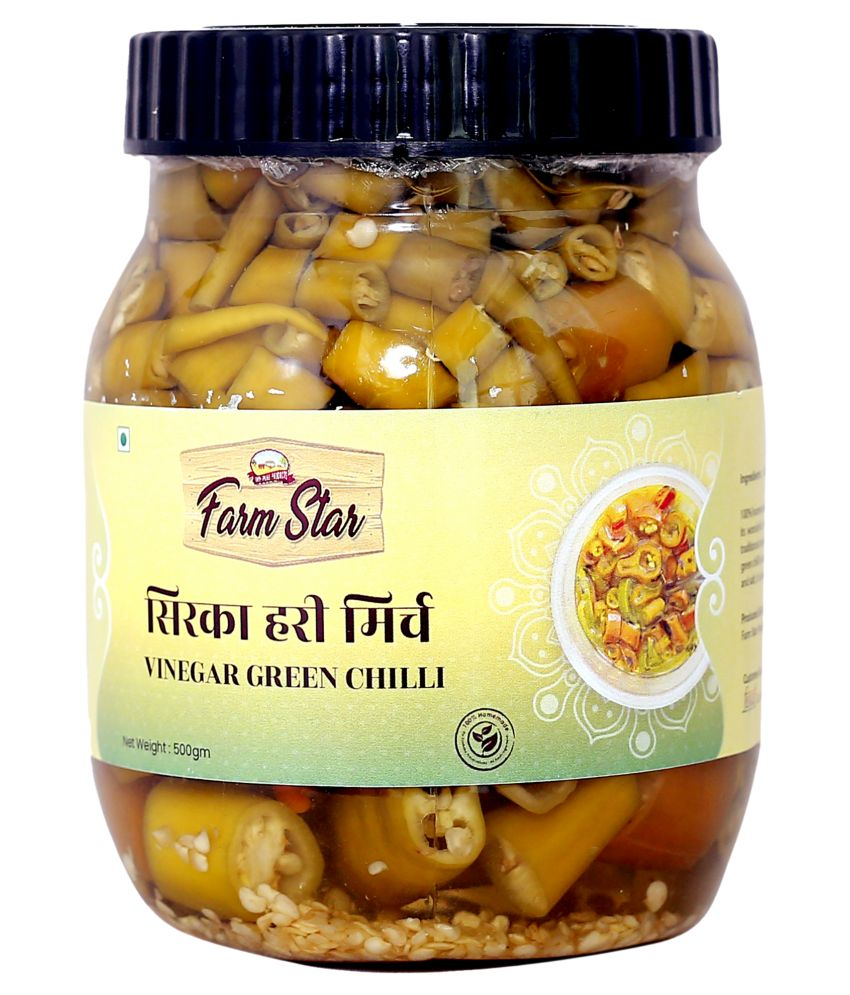     			Farm Star (Sirka Hari Mirch) Vegetable Pickle 500 g