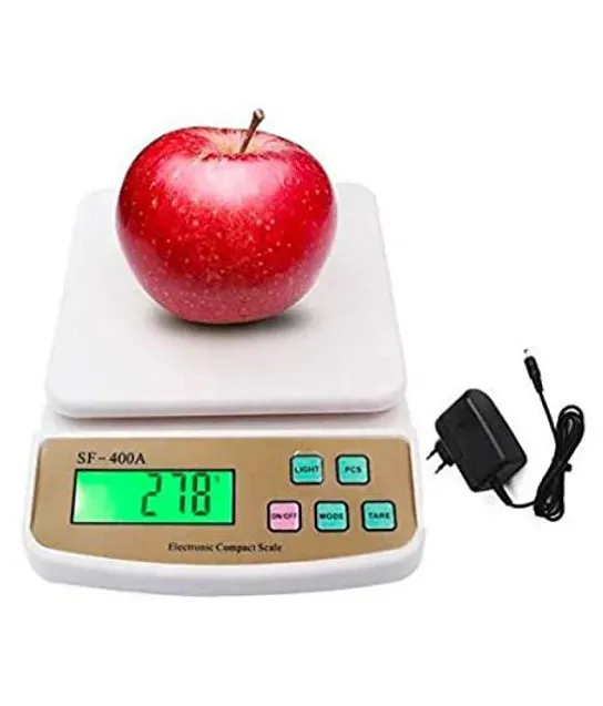 Buy SHOP TRUE CHOICE IS YOURS Digital Weighing Machine for Kitchen SF-400A  Electronic Food Weight Scale Upto 10 KG for Home, Kitchen, Shop