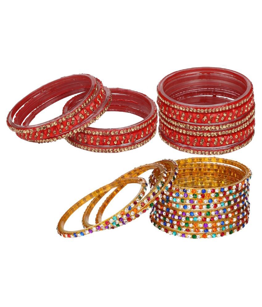     			Somil Designer Wedding Fancy Glass Bangle Set For Party, Marriage, Function And Daily Use