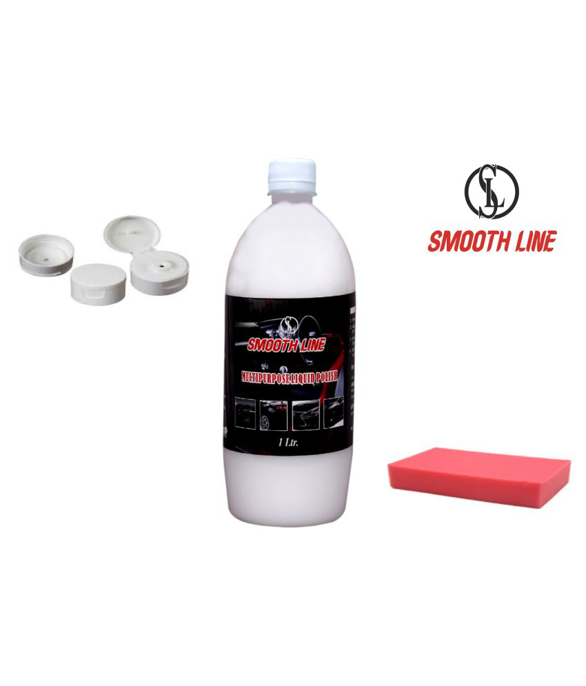 Smooth line Liquid Car Polish for Tyre, Dashboard, Metal Parts, Exterior