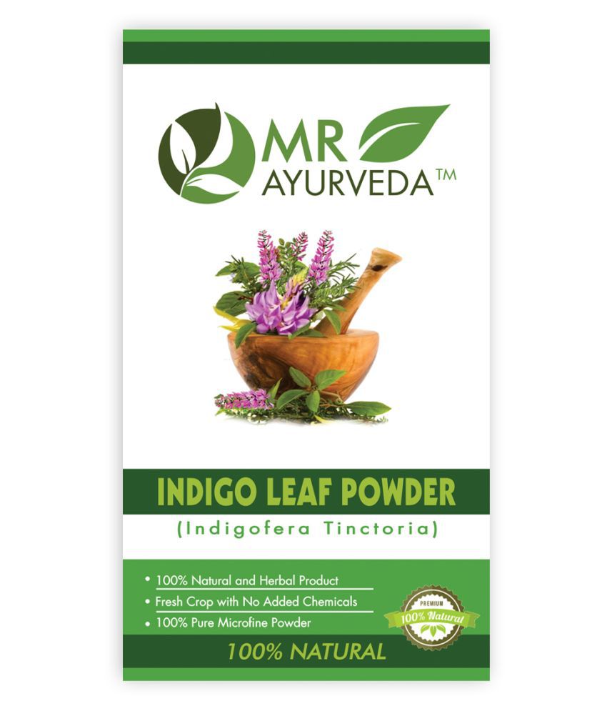 MR Ayurveda 100% Natural Indigo Powder Organic Henna 100 g