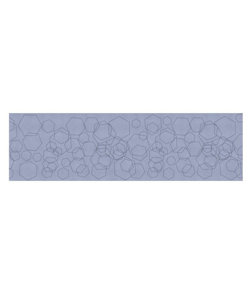     			WallDesign Ghost Circles Texture - 8 cm W x 488 cm L Abstract Sticker ( 488 x 8 cms )