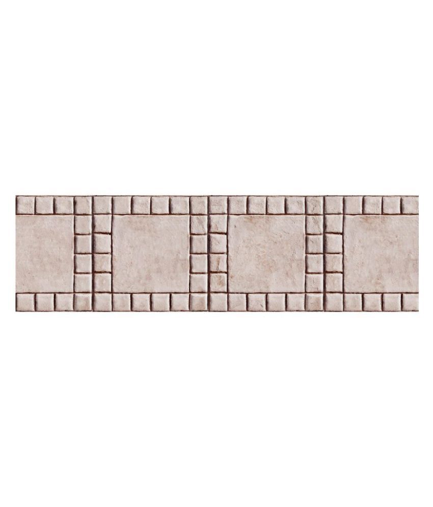     			WallDesign Tile Strip - 8 cm W x 610 cm L Abstract Sticker ( 610 x 8 cms )