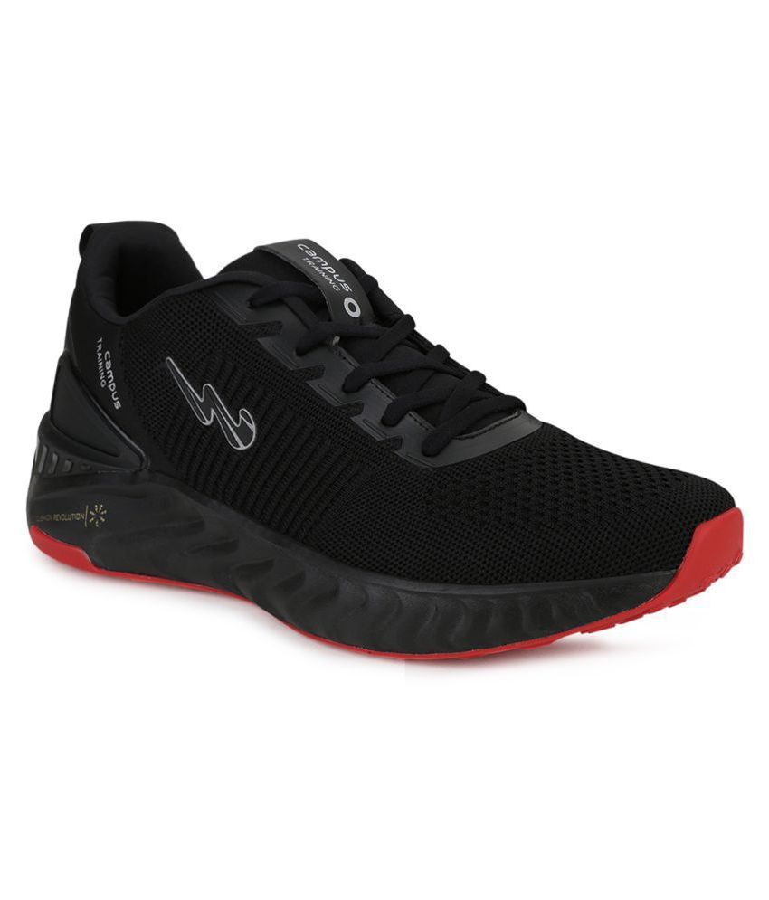     			Campus CHICAGO Black  Men's Sports Running Shoes