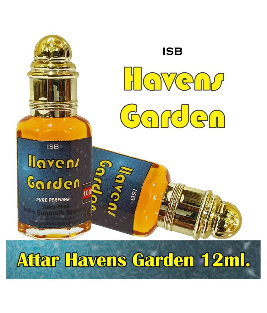     			INDRA SUGANDH BHANDAR Attar For Men|Religious Use Heavens Garden Long Lasting Fragrance 12ml Rollon Pack