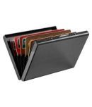 FSN-High Quality Stainless Steel  Black ATM Card Holder